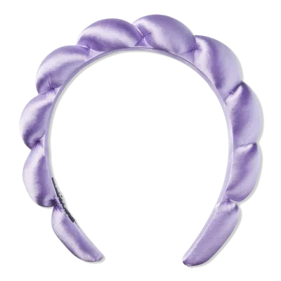 Scünci Satin Bubble Headband - Purple