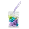 Scünci Style Chemistry Mini Claw Clips In Cylinder - Blue/green/purple/clear In Multi
