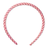 Scünci Summer Social Gingham Headband - Red And White