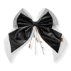Scünci Wicked Faux Leather Bow Barrette