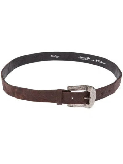 Scunzani Ivo Buckle Belt In Brown
