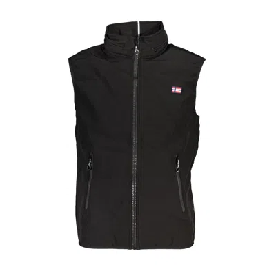 Scuola Nautica Polyester Men's Jacket In Black