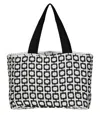 Sd Basics Black Dog Tooth Beach Bag