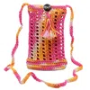 Sd Basics Crochet Mobile Holder Pouch Pink Multi