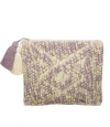 Sd Basics Fabric Pouch Off White/purple