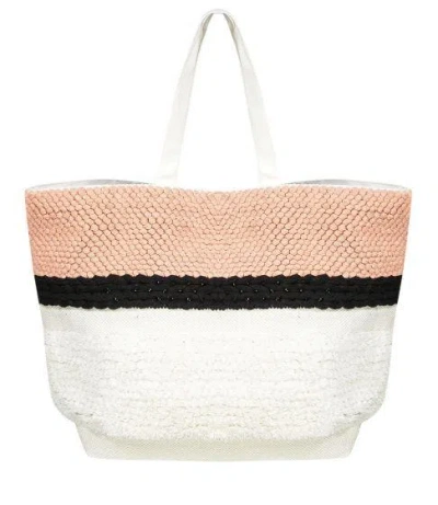 Sd Basics Knot Detail Tote Bag Stripe