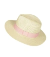 Sd Basics Panama Hat Beige With Blush Band
