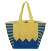 Sd Basics Zig Zag Tote Blue/yellow