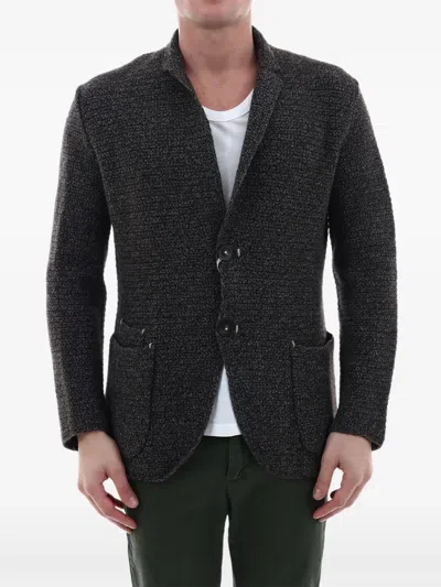 Se By Icho Nobutsugu Knitted Blazer In Gray