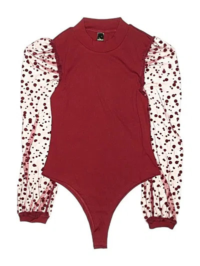 Se-ta Bodysuit In Burgundy
