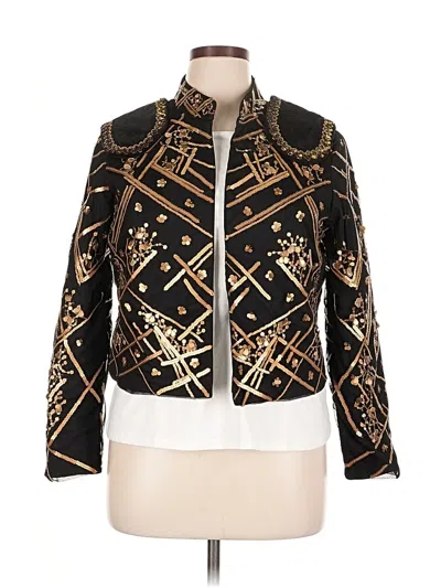 Pre-owned Se-ta Jacket In Gold