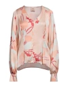 Se-ta Rosy Iacovone Woman Blouse Light Pink Size 4 Viscose In Pink