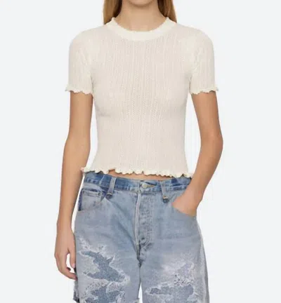 Sea Abbie Top In Cream In Neutral