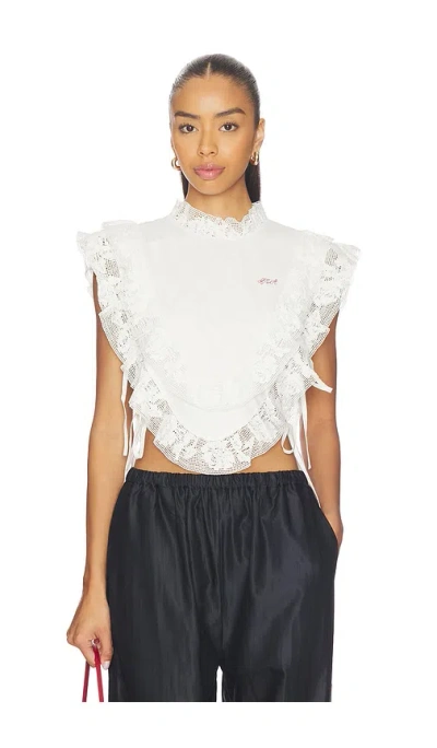 Sea Abelene Side Tie Tank Top In White