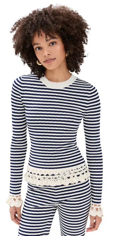 SEA ADDY STRIPED KNIT TOP MULTI