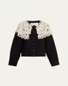 Sea Adelina Battenberg Lace Jacket In Black