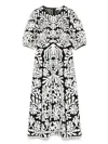Sea Agathe Midi Dress In Black