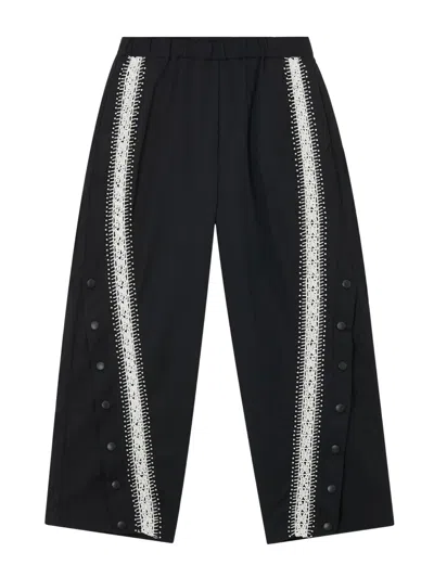 Sea Alberta Embellished Shell Track Pants In Black