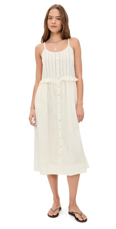 Sea Alberte Solid Tank Dress White