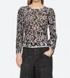 Sea Alice Embroidery Battenberg Top Multi In Multi