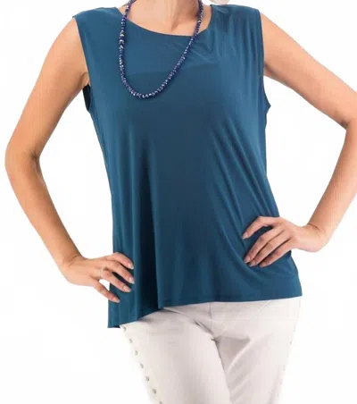 Sea & Anchor Wide Strap Tank Top In Teal In Multi