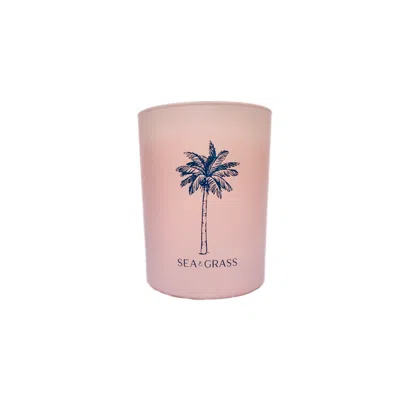 Sea & Grass Pink / Purple Candle Painted Vessel Pink Sands