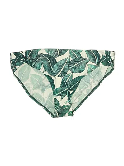 Pre-owned Sea & Sand Beachwear Swimsuit Bottoms In Green