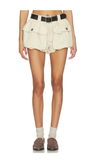 Sea Andrea Workwear Bubble Shorts In White