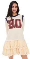 Sea Arissa Graphic Tee Dress Multi In Neutral