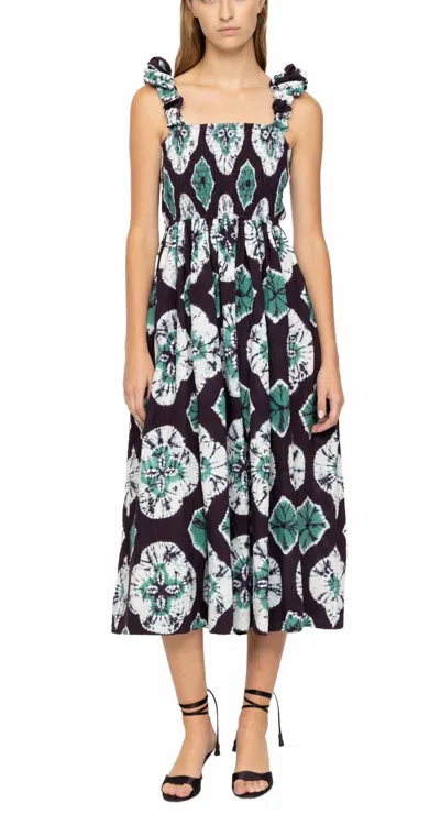 Sea Aveline Dress In Teal In Multi