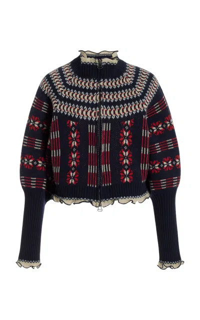 Sea Ayla Knit-wool Cardigan In Multi