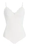 Sea Babette Eyelet One-piece Swimsuit In White