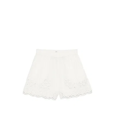Sea Babette Eylet Shorts In White