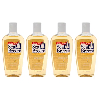 Sea Breeze Astringent Original Formula By  For Unisex - 10 oz Cleanser - Pack Of 4 In Multi