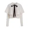 Sea Caleb Cable-knit Cardigan In Ivory