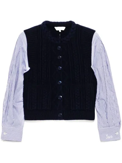 Sea Caleb Cardigan In Blue