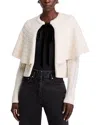 Sea Caleb Cable-knit Cardigan In Ivory