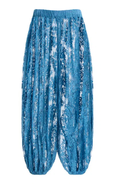 Sea Carmella Lace Balloon Pants In Blue