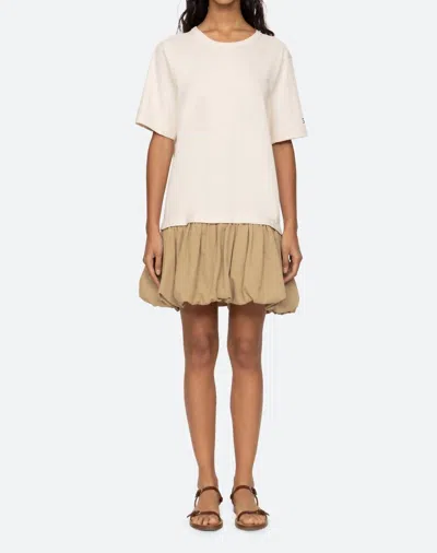 Sea Carolina Dress In White And Chino
