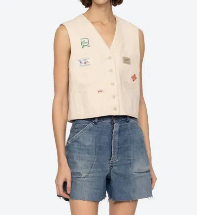 Sea Carolyn Vest In Cream In Neutral