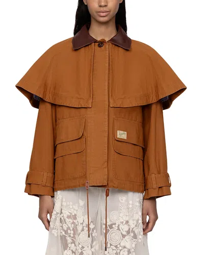 SEA CAROLYN WORKWEAR CAPE JACKET