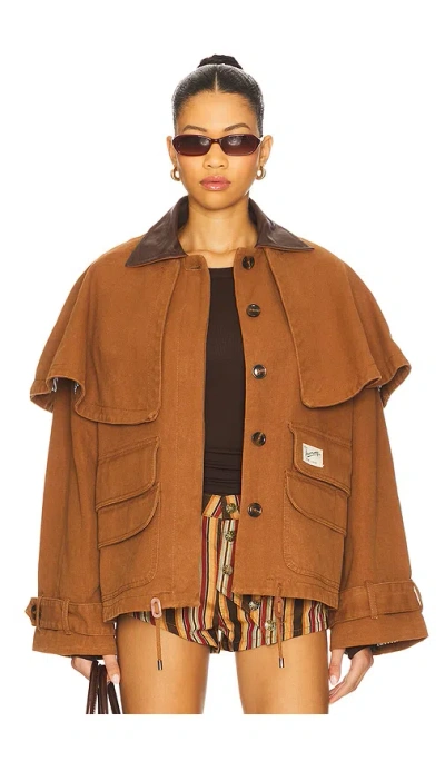 SEA CAROLYN WORKWEAR CAPE JACKET