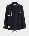 Sea Carolyn Workwear Jacket Navy In Blue
