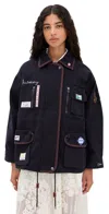 Sea Carolyn Workwear Jacket Navy In Blue