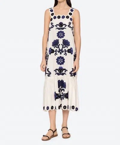 Sea Catrine Midi Dress In Blue