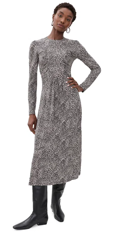 Sea Charlize Cheetah Print Dress Cream