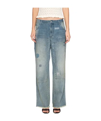 Sea Claira Patchwork Jeans In Blue