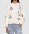 Sea Clyde Lighthouse Sweatshirt In Cream