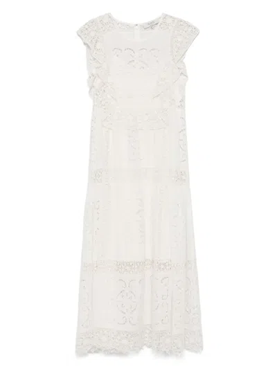 Sea Dahlia Dress In White