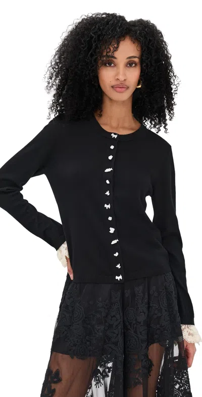 Sea Diane Knit Cardigan Black